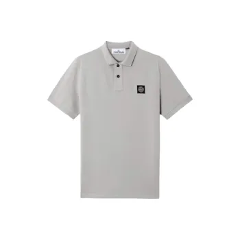 STONE ISLAND Logo patch Polo Shirt