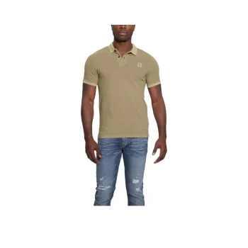 GUESS Polo Shirts Men Brown