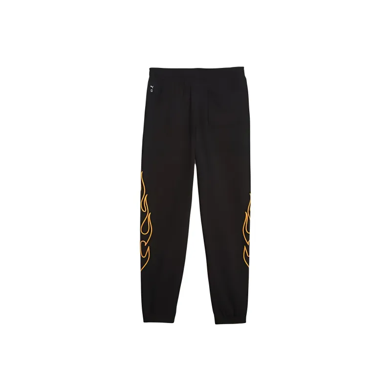 PUMA Caution Basketball Track Pants Casual Pants Men's Black-1