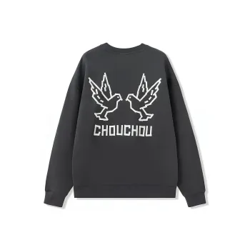 CHOUCHOUS Sweatshirts Unisex Gray