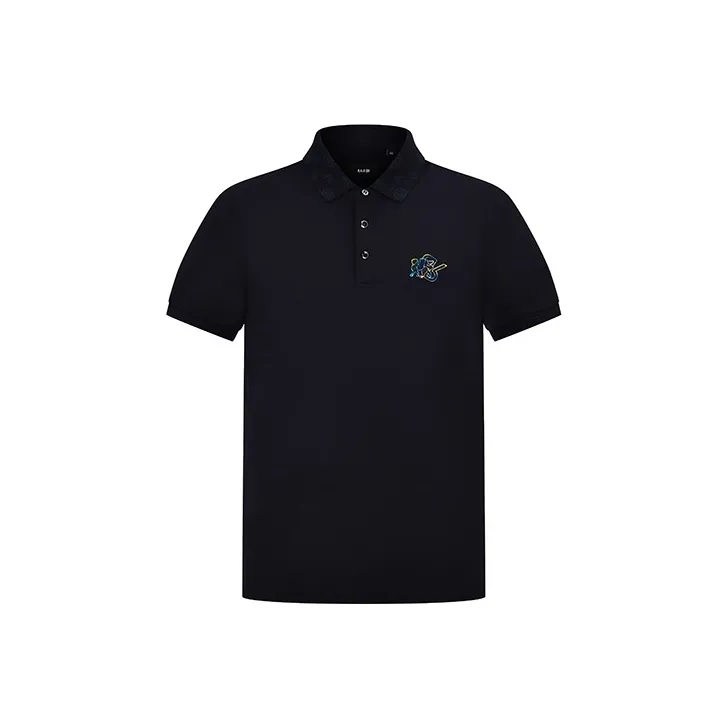 RARE Polo Shirt T Shirt Men's Navy Blue-0