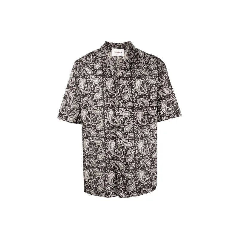 NANUSHKA Shirts Men Black-0