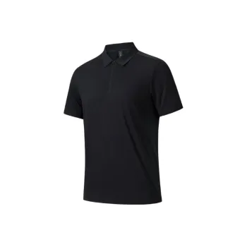 Anta Champion All-Weather Series Polo Shirt Men's Basic Black