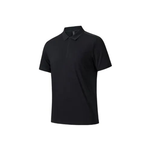 Anta Champion All-Weather Series Polo Shirt Men's Basic Black