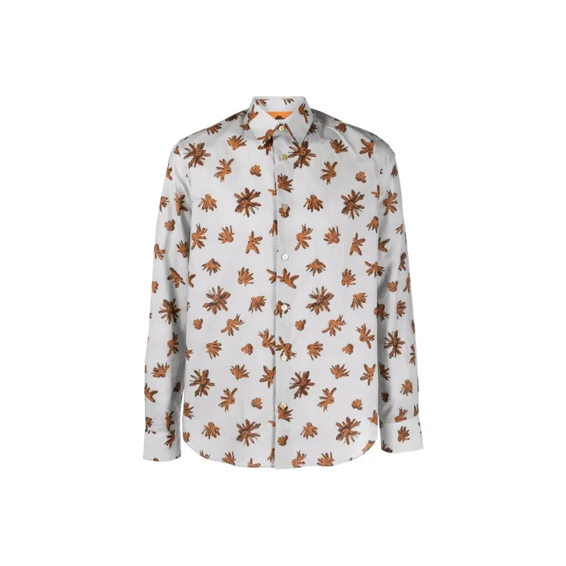 Paul Smith Shirts Men Gray-0