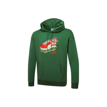 PUMA Christmas Hoodie Sweatshirt Unisex Green