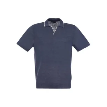 FEDELI Fine knit Polo Shirt