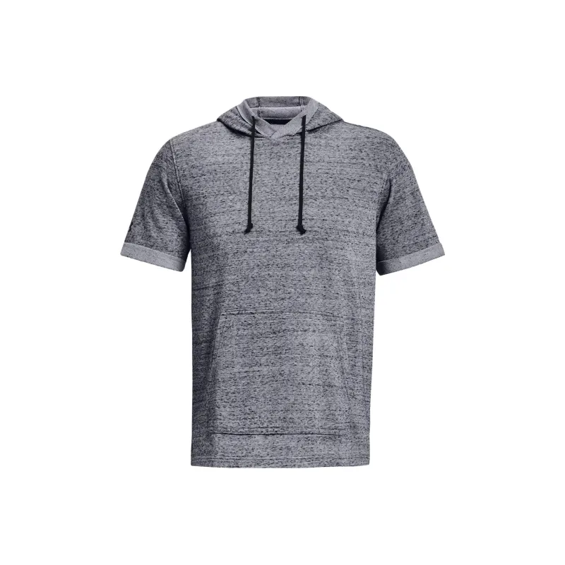 Under Armour Sportstyle Sportstyle Stadium Short Sleeve Hoodie Sweatshirt Men's Gray-0