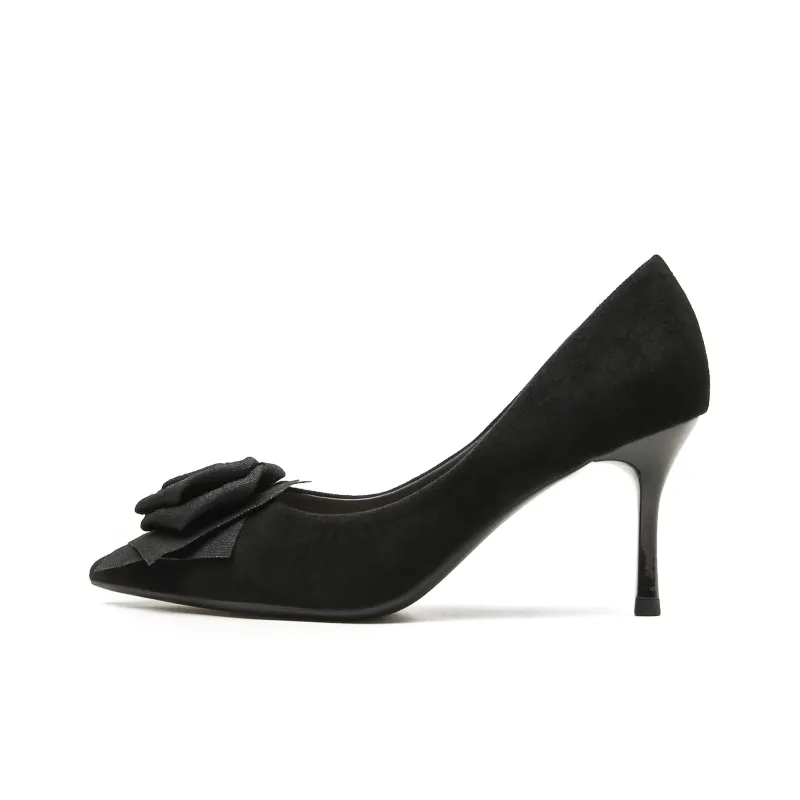 QITUMAUL Slim Heel High Heels Women's-0
