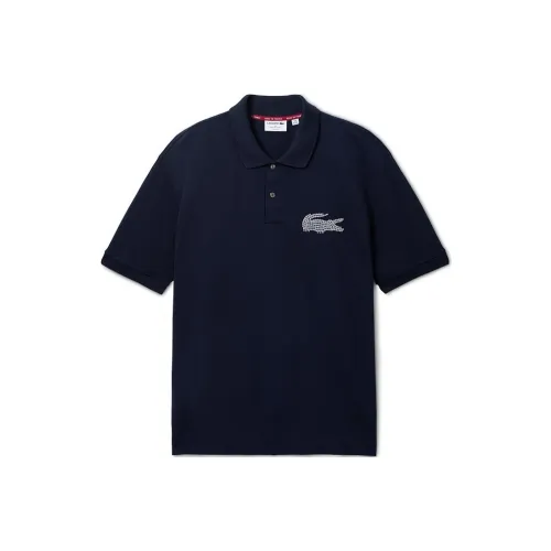 LACOSTE SS22 Polo Shirt Men's Navy Blue
