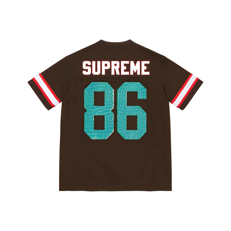 Supreme Faux Croc Football Jersey-3