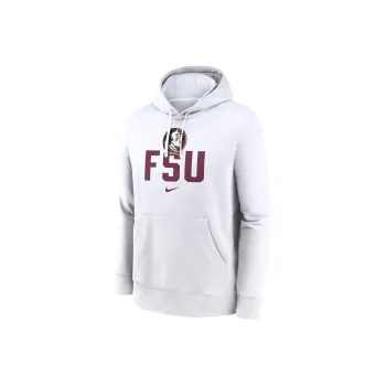 Nike Florida State Seminoles Primetime Club Campus Men's Nike College Pullover Hoodie