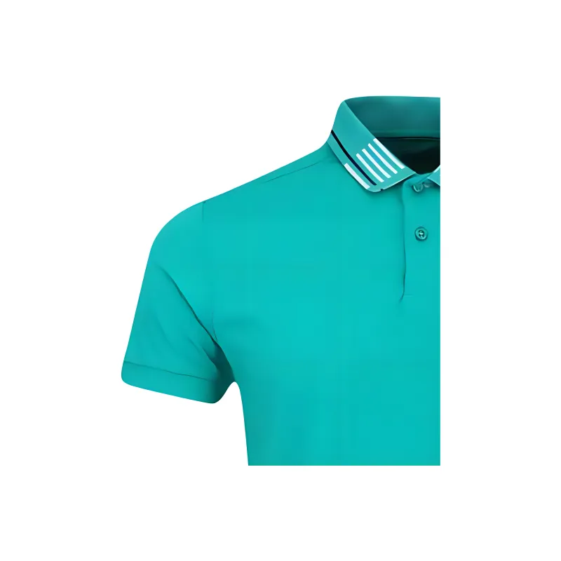 EMPORIO ARMANI EA7 Polo Shirt Men's Cyan-2