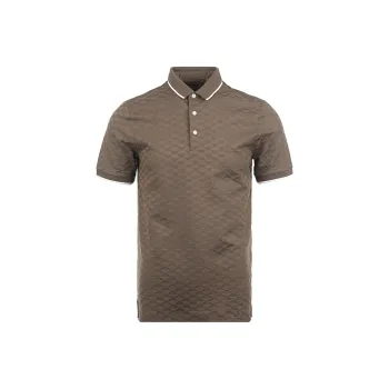 EMPORIO ARMANI SS25 Polo Shirt Men's Coffee