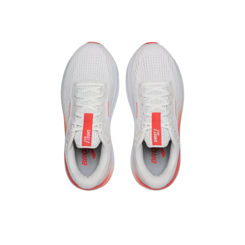 Brooks Ghost Max 2 Anti Slip Wear Resistant Low Top Casual Running Shoes Women's Gray-4