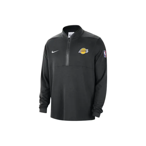 Nike Los Angeles Lakers Men's Nike Nba 1/2 Zip Long Sleeve Top