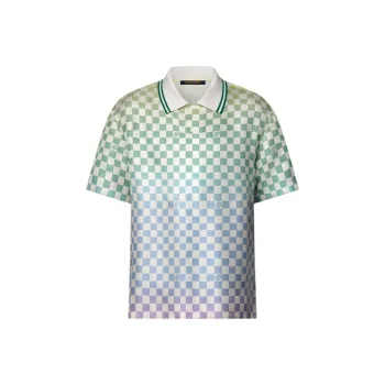 LOUIS VUITTON Damier SS25 Spring Men's Collection Polo Shirt Men's Multicolor