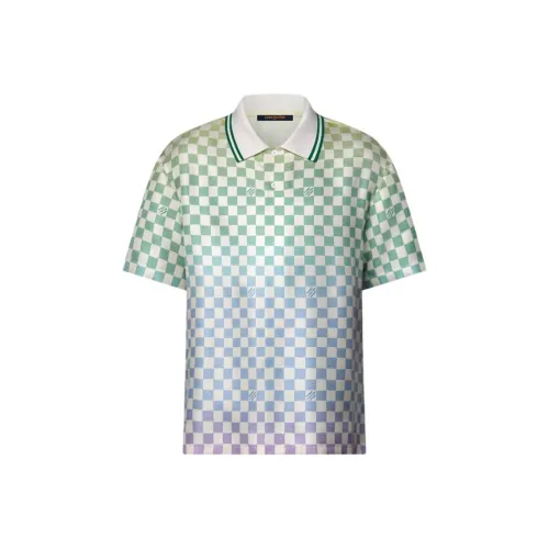 LOUIS VUITTON Damier SS25 Spring Men's Collection Polo Shirt Men's Multicolor