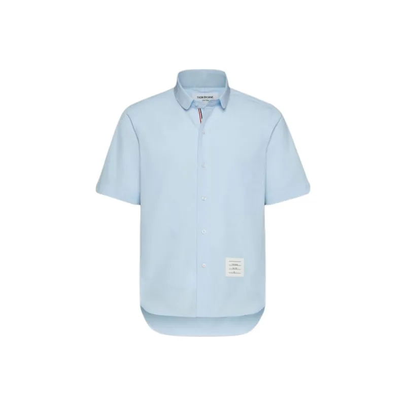 THOM BROWNE Short sleeve Poplin Shirt-0