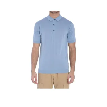 JOHN SMEDLEY SS25 Polo Shirt Men's Blue