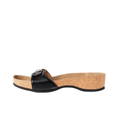 Scholl x Balenciaga Slide Slippers 4cm Women's Black
