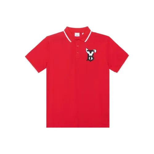 Burberry SS23 The Year Of The Rabbit SS23 Polo Shirt Men's Bright Red