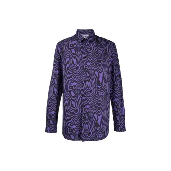MOSCHINO Shirts Men Purple