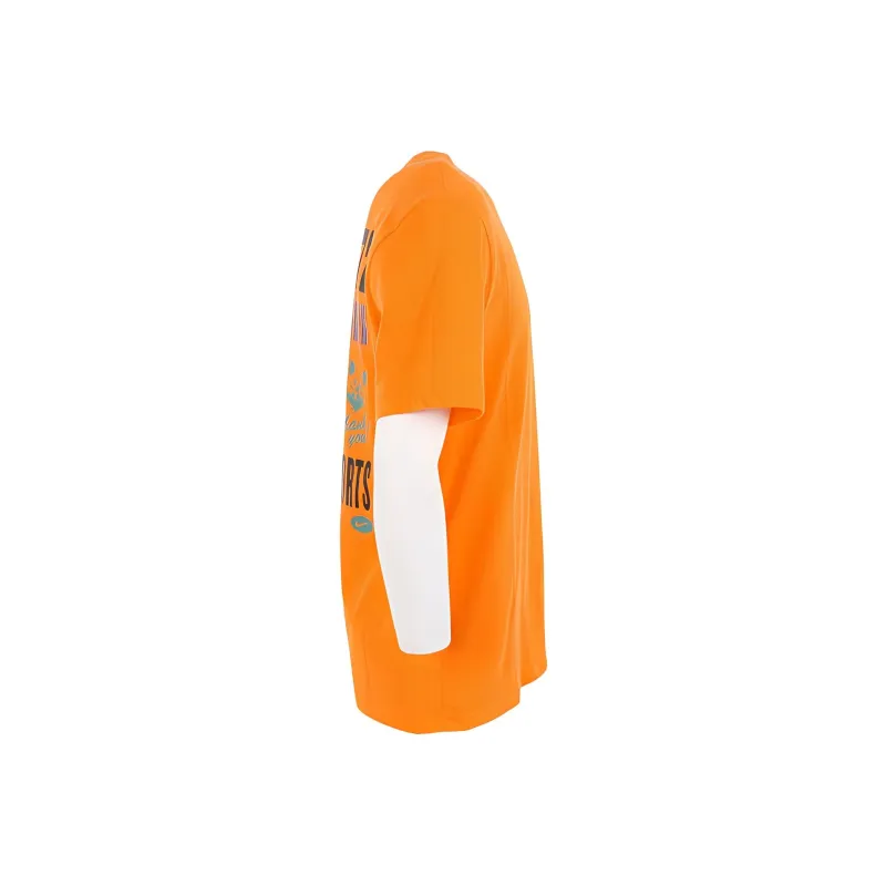 Nike T Shirts Men Orange-3