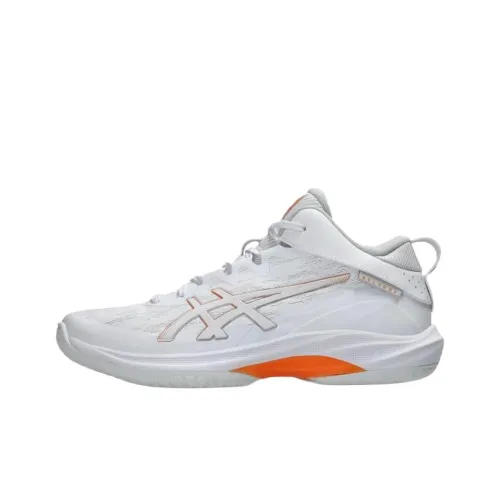 Asics GELHOOP V17 Anti Slip Wear Resistant Low Top Basketball Shoes Unisex White