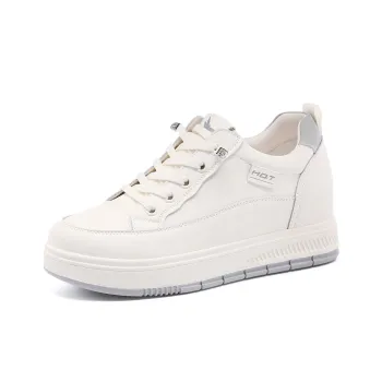 RED DRAGONFLY White Sneakers For Women's Abrasion Resistant Low Top Casual Shoes Women's