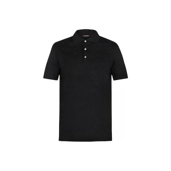 LOUIS VUITTON SS23 Polo Shirt Men's Black