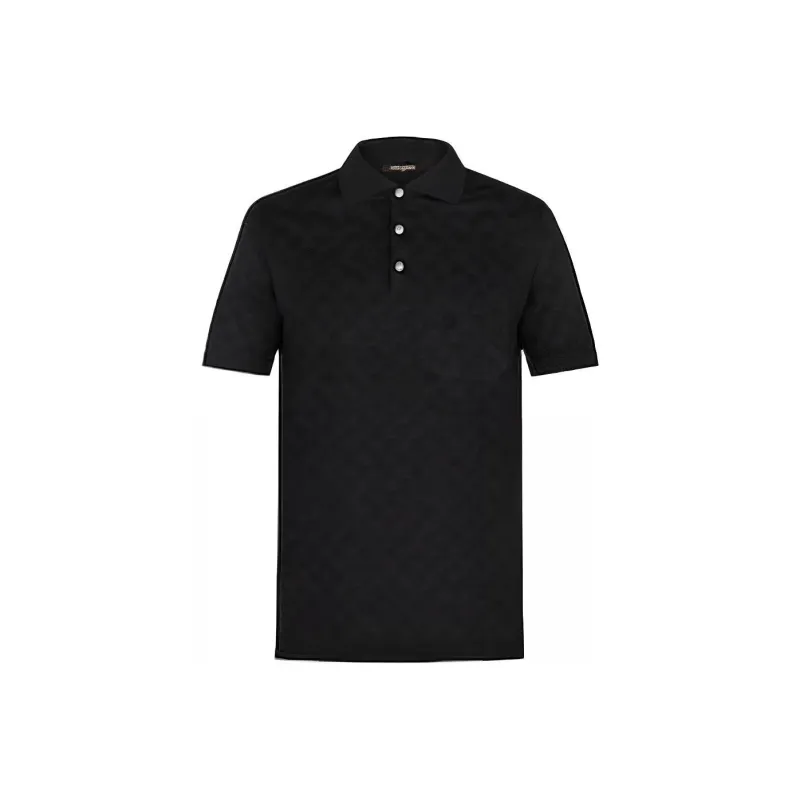 LOUIS VUITTON SS23 Polo Shirt Men's Black-0