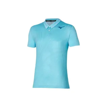 Mizuno Shadow Polo Shirt Men's Sky Blue