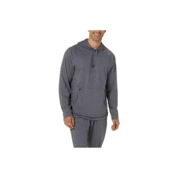 Asics Tech Pull Over Hoodie Sweatshirt Men's Gray