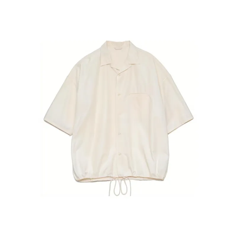 Nanamica SS23 Open Collar Wind Shirt Men's Marine Blue-5
