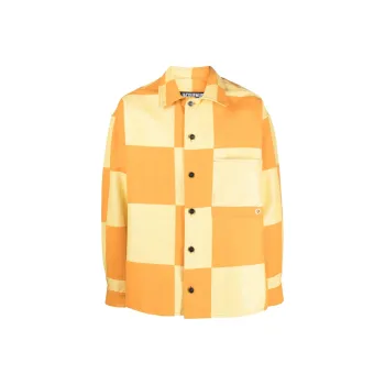 Jacquemus Long Sleeve Check Shirt