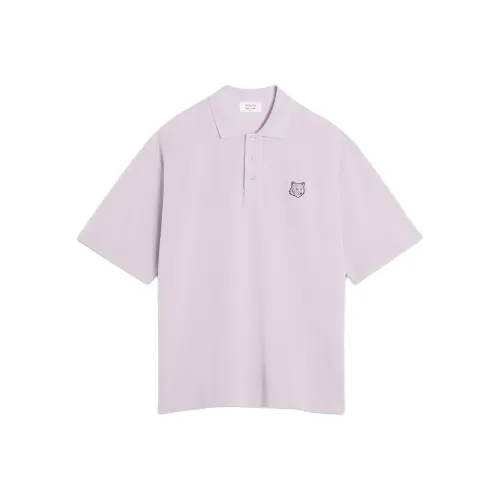 Maison Kitsune Bold Fox Head appliqué Polo Shirt