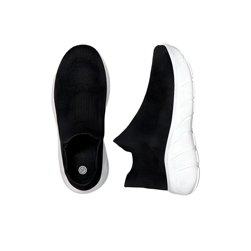 AMICNIEGD Slip Resistant, Abrasion Resistant, Breathable Low Top Chunky Sneakers Unisex-3
