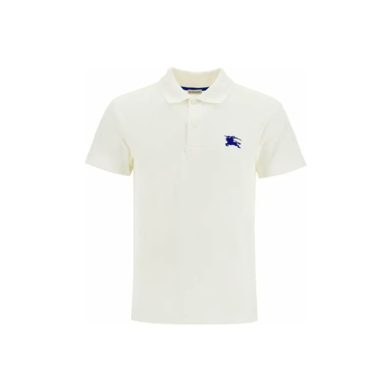 Burberry Equestrian Knight Embroidered Polo Shirt-0