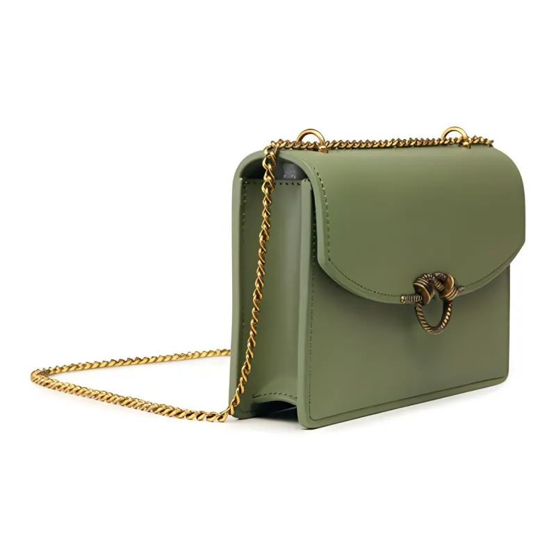 DEERE JACK Cow Leather Shoulder Bag, Crossbody Bag, Small Square Bag Tubas Women's-1