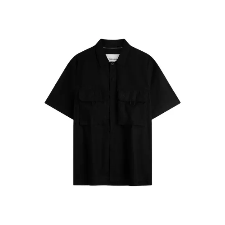 CALVIN KLEIN Shirt Men's Space Black-0