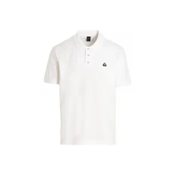 Moose Knuckles Pique Logo Embroidered Polo Shirt