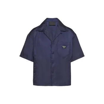 PRADA Shirts Men Blue
