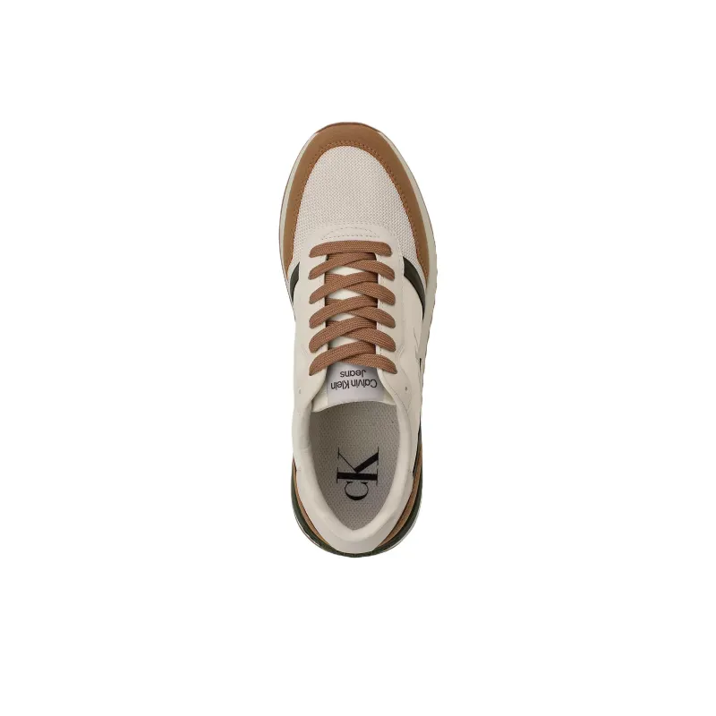 CKJ CALVIN KLEIN JEANS Picio Low Top Casual Shoes Men's Brown-3