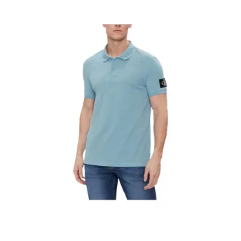 Calvin Klein Logo patch Piqué Polo Shirt