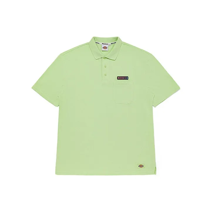Dickies Polo Shirts Unisex Yellow Green-0