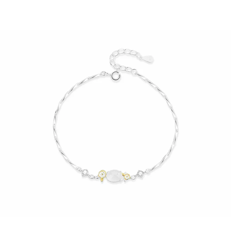CANHUI Chalcedony Jade Bracelets Women's-8