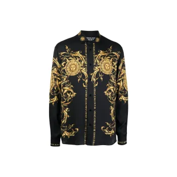 VERSACE JEANS COUTURE Shirts Men Black