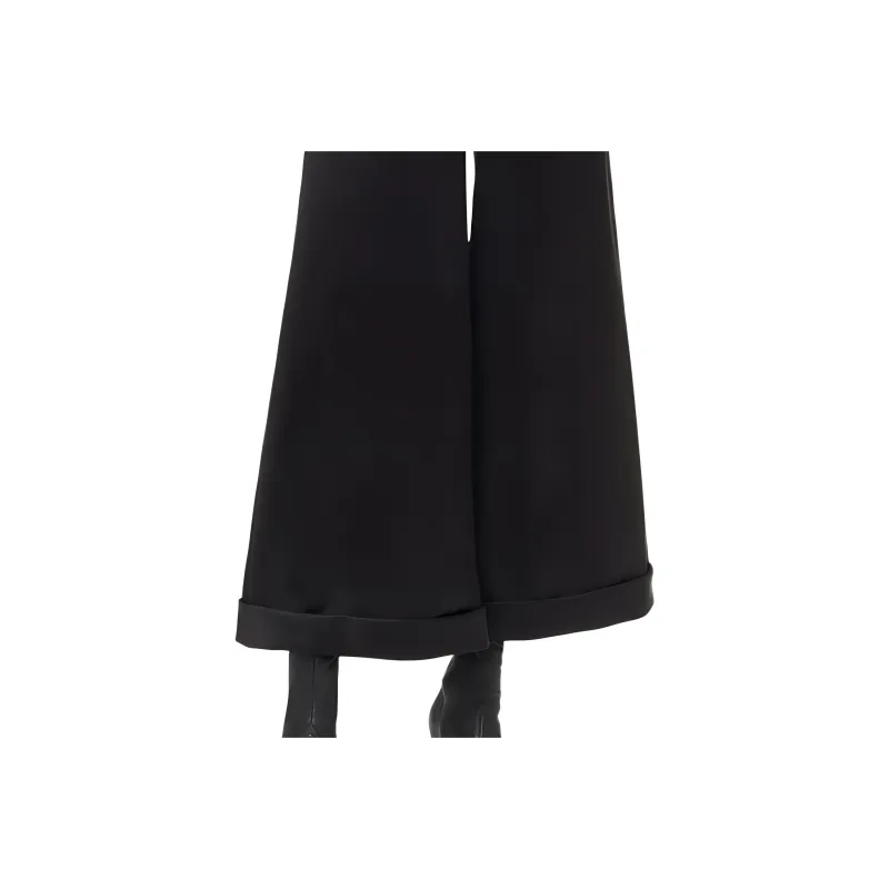 CHANEL Casual Pants Women's Black-2