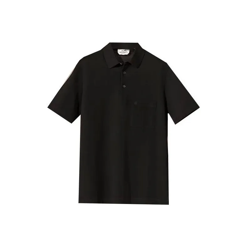 HERMES SS23 Polo Shirt Men's Black-0